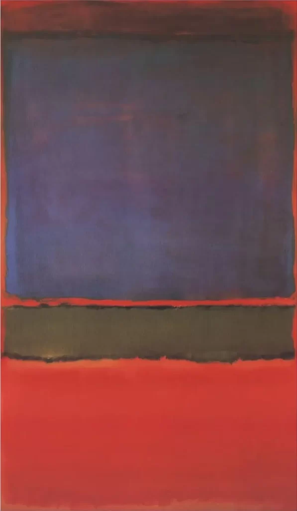 No. 6 (Violet, Green and Red) by Mark Rothko
