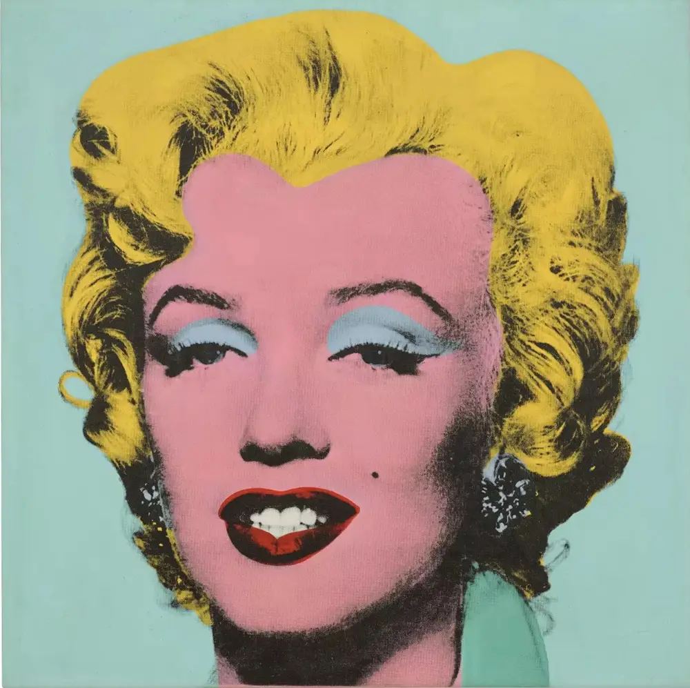 Shot Sage Blue Marilyn by Andy Warhol