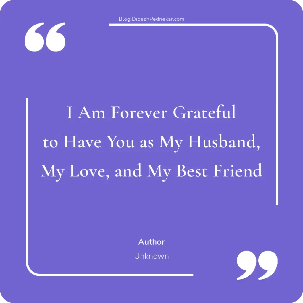 Deep Love Quotes for Husband